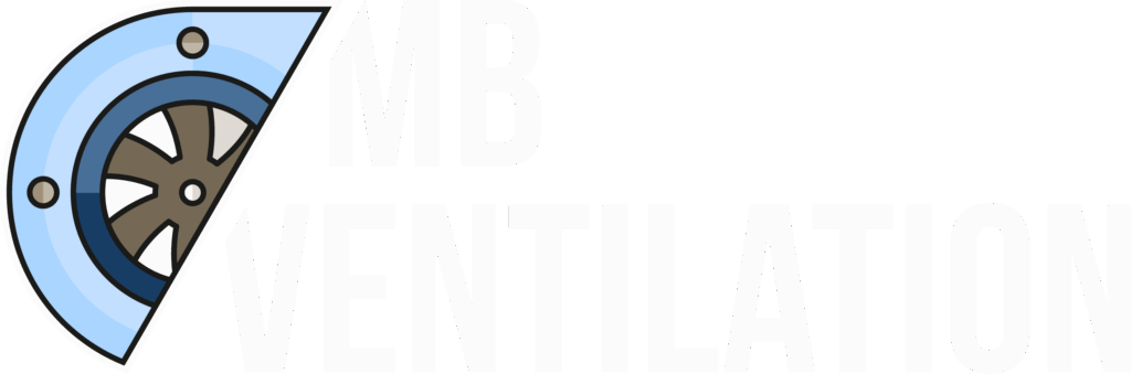 Logo Mb Ventilation avec texte blanc