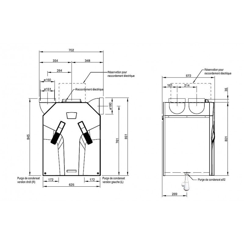 Zehnder ComfoAir 350 essentiel à Bons-en-Chablais